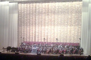 Ennio Morricone on stage in Beijing