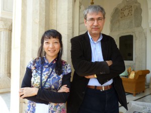 Hong Ying and Orhan Pamuk