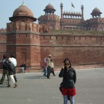 Hong Ying at the Red Fort, Old Delhi