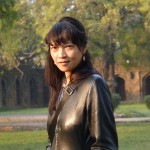 Hong Ying in the Lodi Gardens, New Delhi