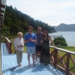 The McKinnon family at home in Double Bay